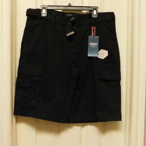 COMPANY 81 Mens Cargo Shorts Black Size Medium